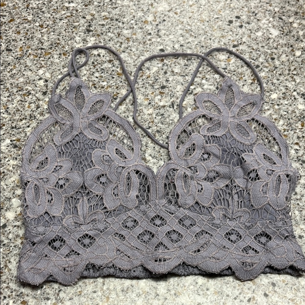 Lace Bralette in light purple
